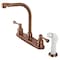Kingston Brass KB716BL 8" Centerset Kitchen Faucet, Antique Copper KB716BL - alternate 1